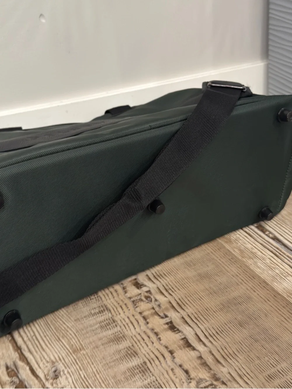 Delsey Paris Men's Dark Green Laptop Weekender Bag duffel bag, luggage